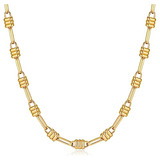 Hessawell Collar De Cadena De Oro Llamativo Para Mujeres Y H