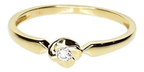 Anillo Solitario Brillante Oro Amarillo Free Watch