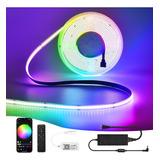 Tira De Luz Led Inteligente Rgb Cob De 32.8 Pies, 24v5a, 576