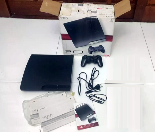 Playstation 3 Na Caixa Manuais Original Sony Ps3 Ok Controle