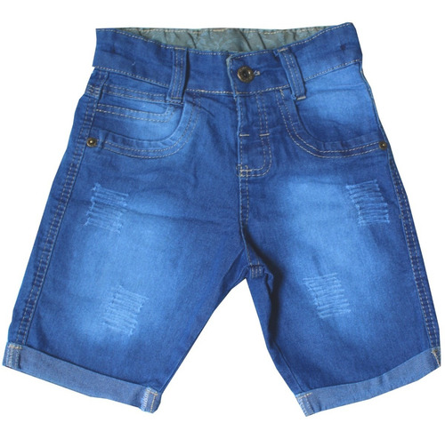 Bermuda Infantil Jeans  Roupa Short Menino