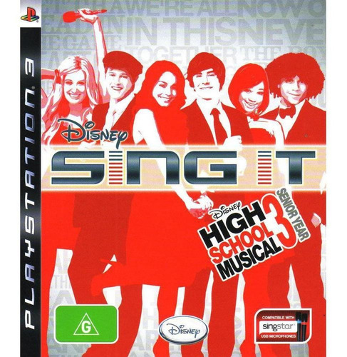 Disney Sing It High School Musical 3 Fisico Nuevo Ps3 Dakmor