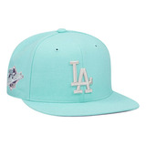 Gorra La Dodgers 47 Brand Snapback World Series Tiffany Blue