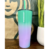 Starbucks Summer 2022 Teal/purple Blue Ombré Tumbler