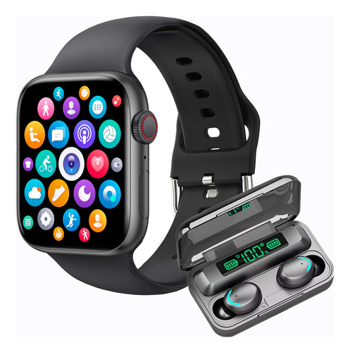 Smartwatch Reloj Inteligente Llamada Bluetooth Con Audífonos