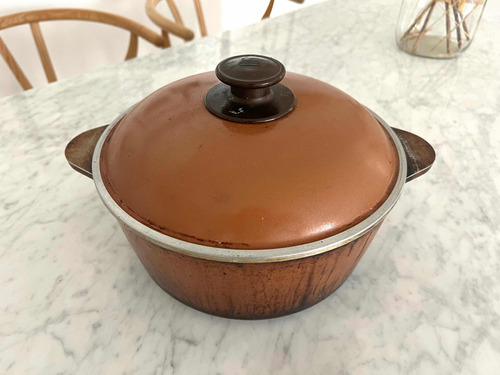 Olla Essen Cacerola Marron 27cm Con Tapa