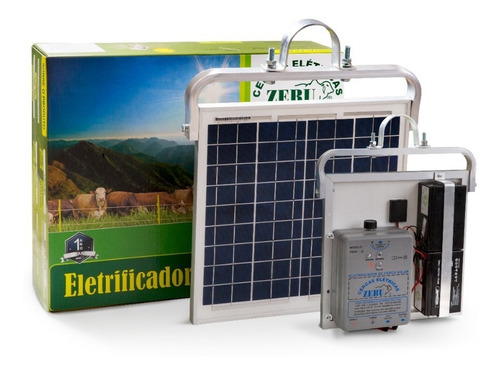 Eletrificador Solar Zs50bi Zebu Bateria Interna 2j