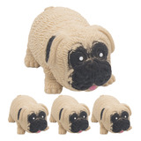 Juego Pug Stress Relief Play Out Of Shape, 4 Unidades