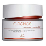 Crema/gel Antiseñales 30+ Renovación Y Energía Natura Chronos Día Para Todo Tipo De Piel De 40g