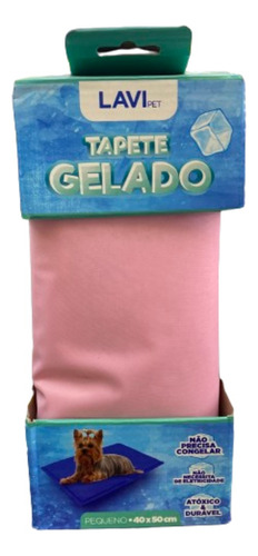 Tapete Gelado Pet Refrescante Gel Tam P 40x50 Cães E Gatos