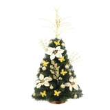 Árbol De Navidad 1,00 M + Kit Decoración De Lujo M10- Sheshu