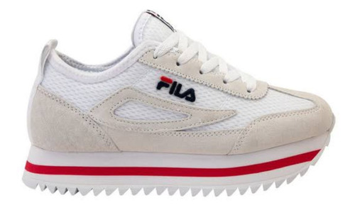 Tenis Fila Orbit De Piel Con Plataforma  ( Sin Caja)