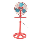 Ventilador 3 En 1 Star Trak Stp31-10 Rosa Con 3 Palas Color  Celeste De  Acero, 10  De Diámetro 220 v