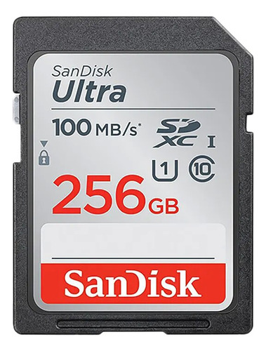 Sandisk Tarjeta De Memoria Ultra Sdxc Uhs-i De 256 Gb