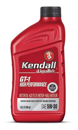 Aceite 10w30 Kendall Gt-1 Synthetic Blend - Bote 946ml