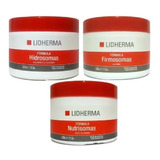 X3 Hidrosomas + Nutrisomas + Firmosomas Antiage  Lidherma 