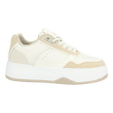 Zapatilla Chalada Mujer Mentix-1 Beige Urbano