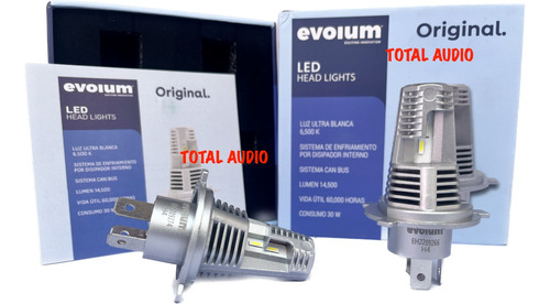 Kit D Focos Led Hyperled Evolum Original 41500lm H7/h11/9006