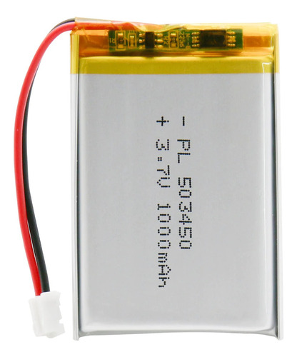Batería Lipo 3.7v 3.7wh 1000mah Modelo 503450 Jst Ph2.0