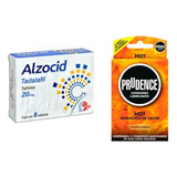 Oferta 3 Condones Prudence Hot + Tadalafil 20 Mg 8 Tabletas