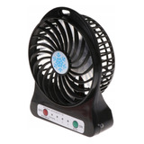 Mini Ventilador Portatil Recargable 3 Velocidades Linterna