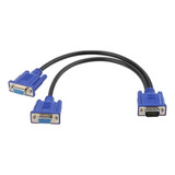 Cabo Y Vga 20 Cm Para 2 Monitores