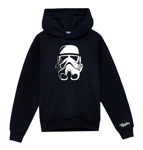 Buzo Buso Saco O Hoodie De Star Wars Azul  Niño