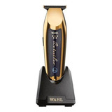 Recortadora Profesional Wahl Inalámbrica Detailer Y Pro-set Color Dorado