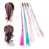 Hebilla Ideal Peinado X2 Con Trenzas Colores Y Mostasillas