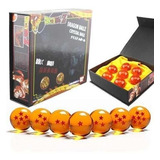 Dragon Ball Z Caja Con 7 Esferas Del Dragon 4 Cms