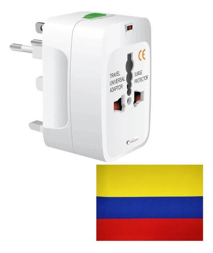 Adaptador Cargador Para Utilizar En Colombia - Viajero