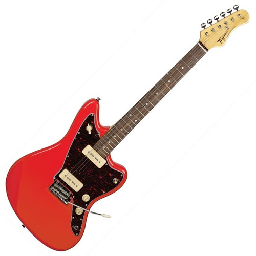 Guitarra Electrica Roja (envio Gratis) Tw-61 Fr Tagima 