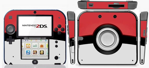 Skin Nintendo 2ds Vinilo Pokemon Pokeball