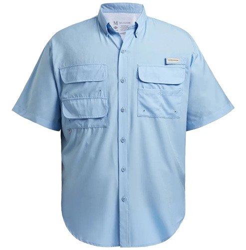 Camisa Pesca Tipo Columbia Manga Corta Bassdash Fps50 Azul C | Envío gratis