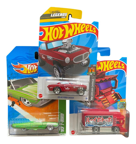 Hot Wheels Lote De 3 Autos Treasure Hunt Y Legends