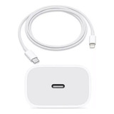 Cargador Para Apple 20w Carga Rápida Cable Usb-c A Lightning