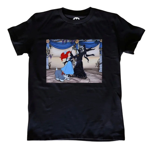Playera Scream Ariel Halloween Punch