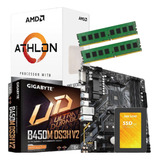 Combo Actualización Pc Amd Athlon 3000g + 16 Gb + Ssd 480