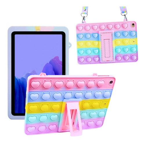 Capa Infantil Com Alça P/ Tablet Samsung Galaxy Tab A7 T500 