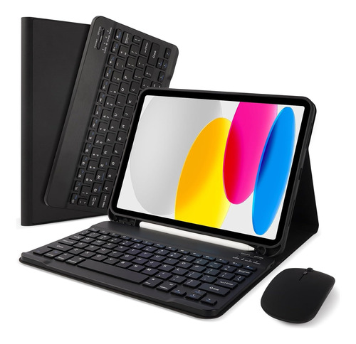 Conjunto De Teclado E Mouse Bluetooth Para Capa iPad Air 4/5