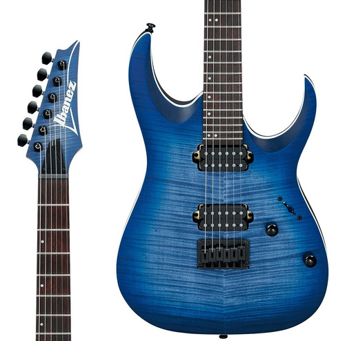 Guitarra Ibanez Rga 42fm Blf Blue Lagoon Burst Flat