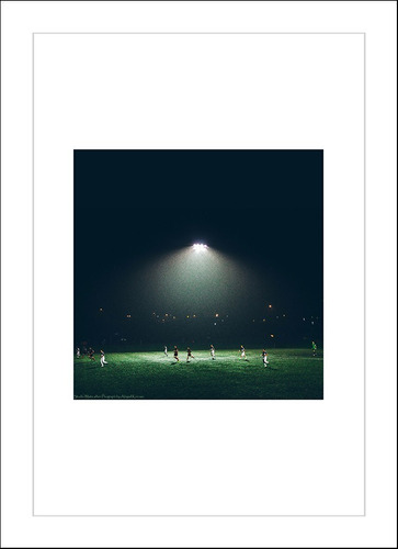 Quadro Campo Futebol Fotografia Ufo Decoração Sala Quarto