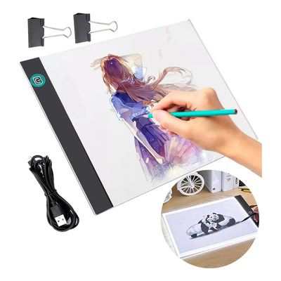 Portátil Para Dibujo Mesa De Luz Led A4 Block De Dibujo | MercadoLibre