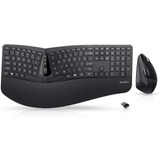 Mouse Y Teclado Dividido Ergonomico Para Pc | Inalambrico