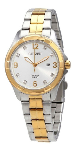 Reloj Citizen Two-tone Cristales Original Mujer E-watch 