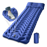 Colchoneta Inflable Dormir Acampar Ultraligera Inflado Facil