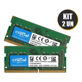 Kit Memória Note Ddr4 64gb 3200mhz (2x32gb) 1.2v Crucial Nfe