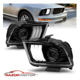 Faros Led Ford Mustang 2005 2007 2009 Proyector Drl Lupa