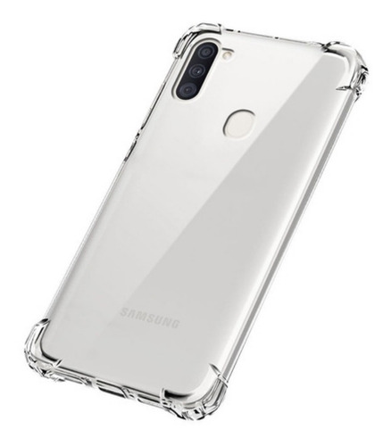 Funda Transparente Para Samsung Antishock + Vidrio Templado 