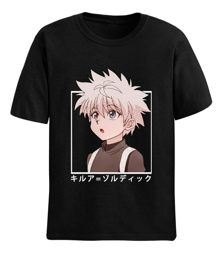 Camiseta Básica Unissex Killua Zoldyck Hunter X Hunter Anime